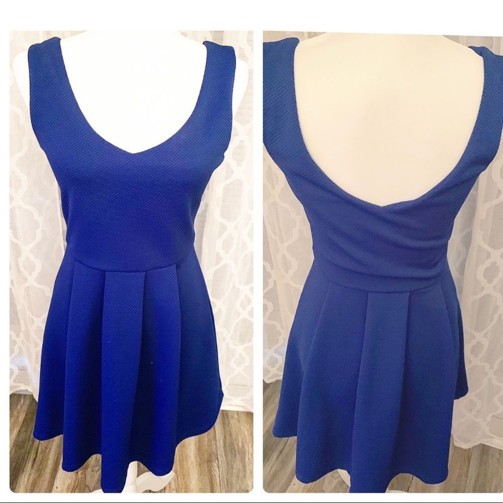 Women’s Blue Mini Cocktail  Dress